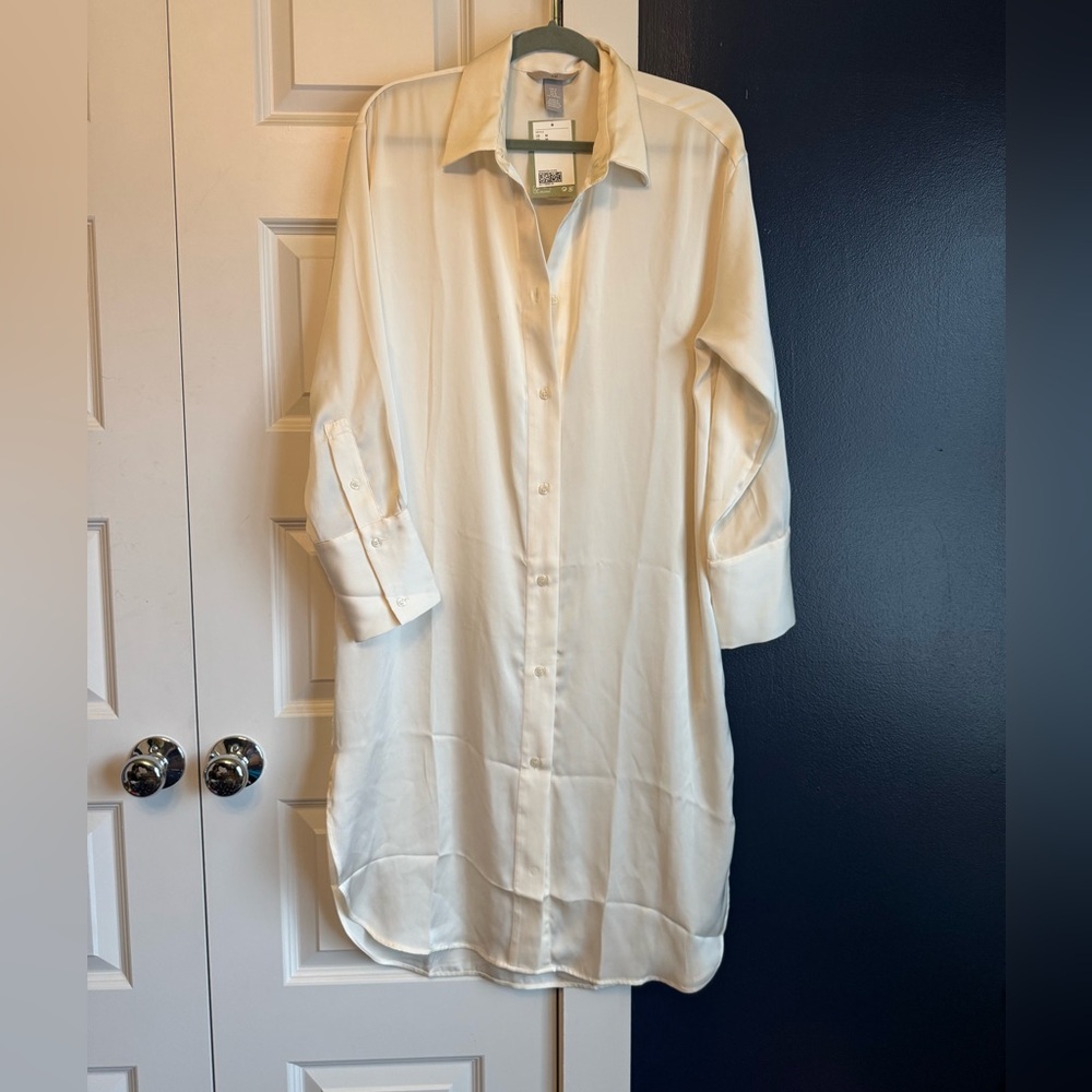 NWT - H&M maxi shirt dress